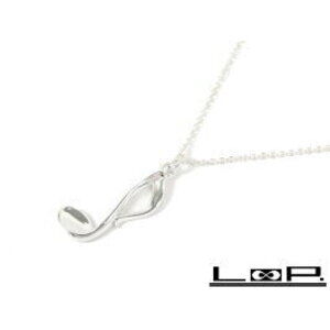 TIFFANY Co Musical Note Necklace Silver SV